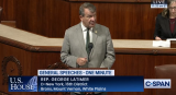 Rep. Latimer giving a speech on the House floor