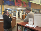 Rep. Latimer meets with constituents in a library