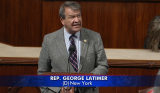 Rep. Latimer giving a speech on the House floor